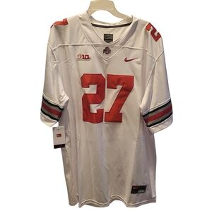 Nike Team Eddie George #27 Ohio State Buckeyes White Jersey Size 3XL New!